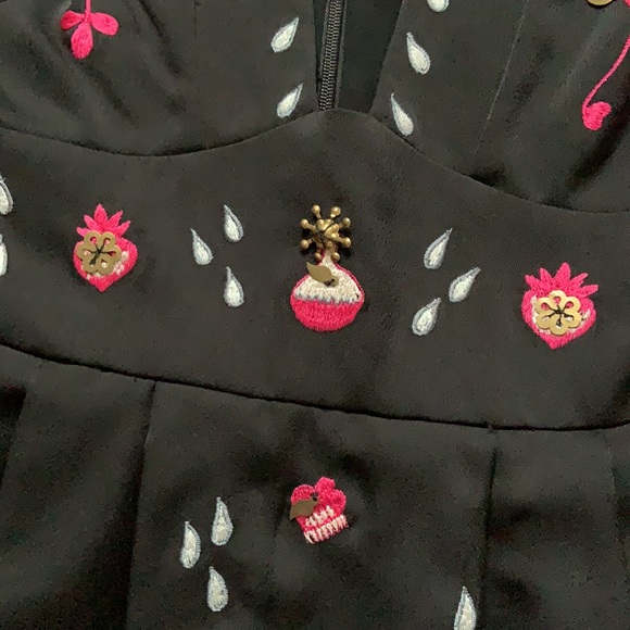 Temperley London NWT black midi dress UK6/US2 - Picture 3 of 9